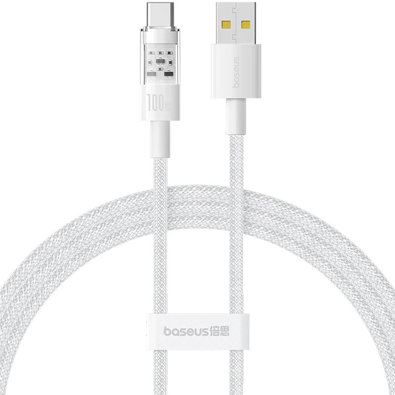 Дата кабель Baseus Gem Fast Charging USB to Type-C 100W (2m) (P10373002111)