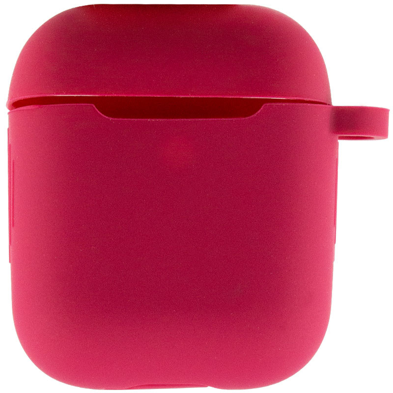 Силіконовий футляр New з карабіном для навушників Airpods 1/2 - Зображення 2