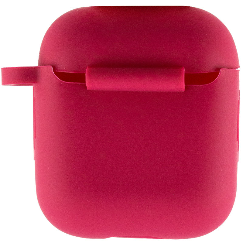 Силіконовий футляр New з карабіном для навушників Airpods 1/2 - Зображення 3
