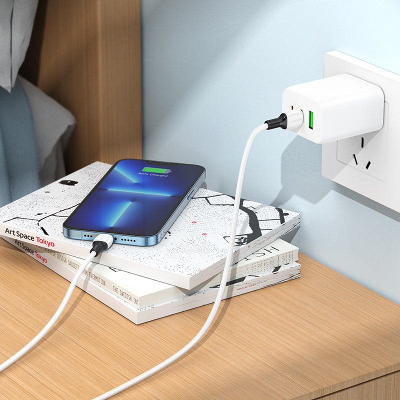 Дата кабель Borofone BX84 Rise Type-C to Lightning 20W (1m) - Зображення 4