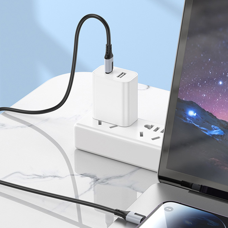 Дата кабель Borofone BX101 Creator 27W Type-C to Lightning (1m) - Зображення 5