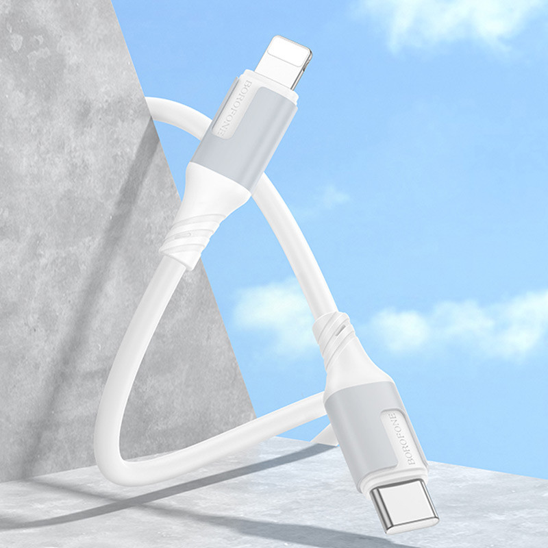 Дата кабель Borofone BX101 Creator 27W Type-C to Lightning (1m) - Зображення 4