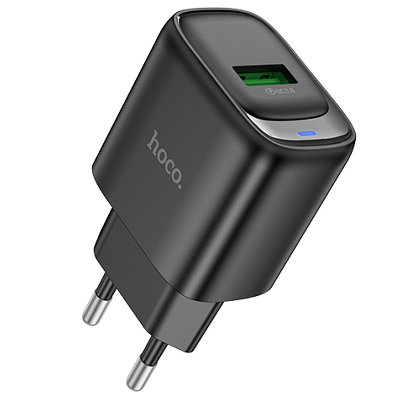 Мережевий зарядний пристрій Hoco C140A Smart QC3.0 18W (1USB-A)