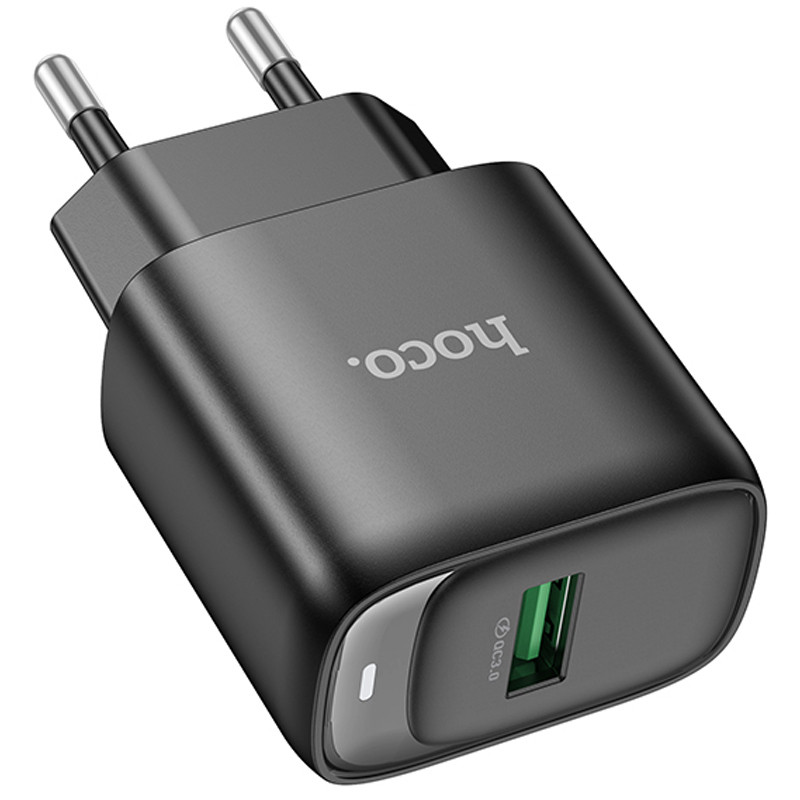 Мережевий зарядний пристрій Hoco C140A Smart QC3.0 18W (1USB-A) - Зображення 3