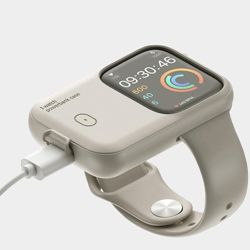 Повербанк Charging Soft Case for Apple Watch 49mm 1200 mAh - Зображення 2