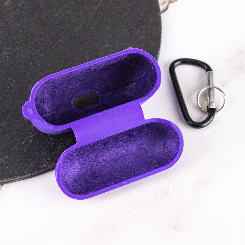 Силіконовий футляр з мікрофіброю для навушників Airpods Pro 2 / Pro - Зображення 4
