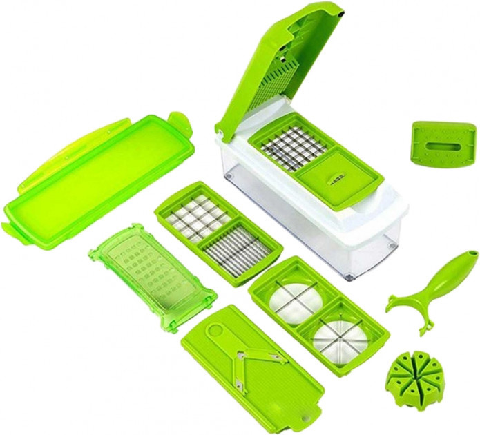 Терка Nicer Dicer PLUS овощерезка универсальная терка ручная овощерезка мультислайсер кухонная овощерезка - Зображення 4