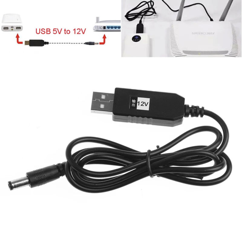 Кабель живлення для роутера/модема USB-DC 12V GEN 2 (з перетворювачем) - Зображення 3
