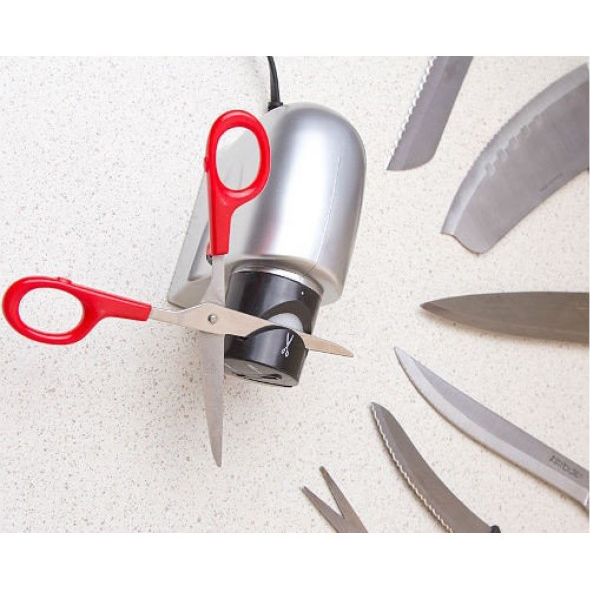 Электрическая точилка для ножей и ножниц ELECTRIC SHARPENER 220В, Электронная точилка для заточки ножей - Зображення 3
