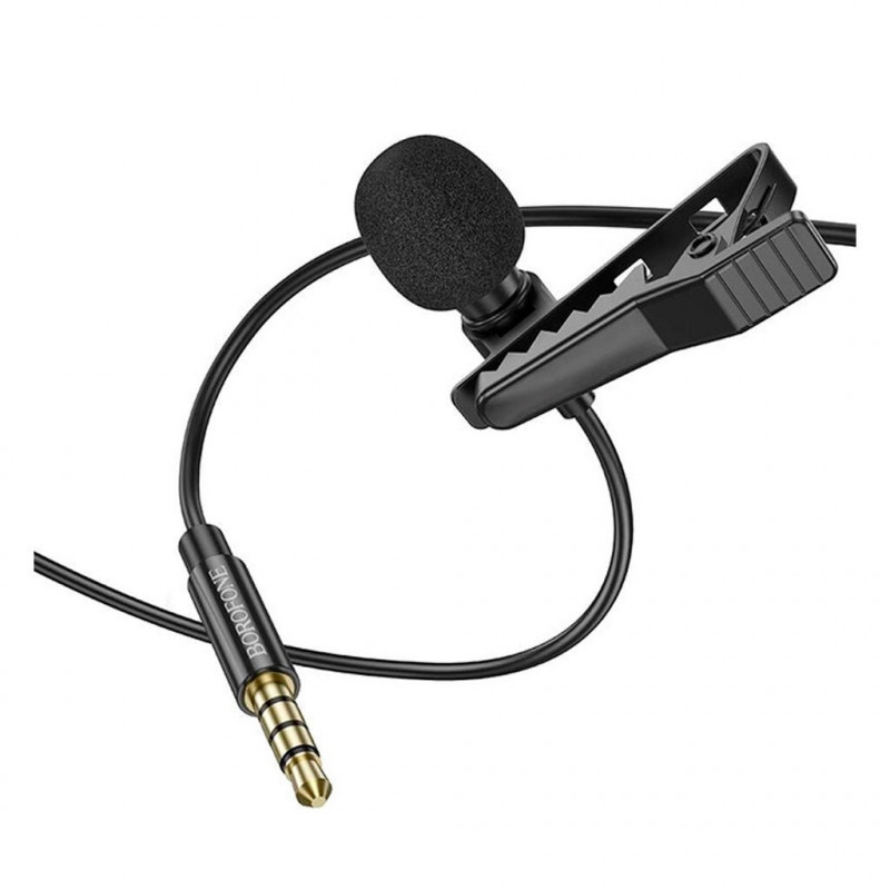 Мікрофон петличний Borofone BFK11 Elegant lavalier 3.5mm (2m) - Зображення 2