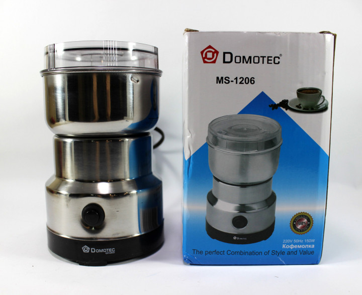 Кофемолка DOMOTEC MS-1206 (150Вт, 70г), электрическая кофемолка для турки, роторная кофемолка - Зображення 20