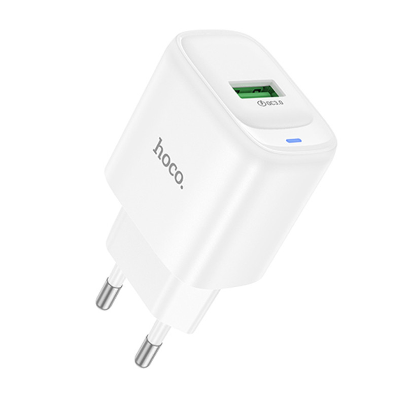 Мережевий зарядний пристрій Hoco C140A Smart QC3.0 18W (1USB-A)