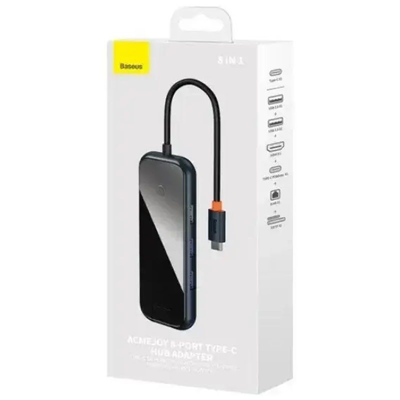 Перехідник HUB Baseus AcmeJoy 8-Port Type-C HUB Adapter (WKJZ010613) - Зображення 5