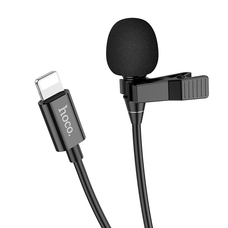Мікрофон петличний Hoco L14 Lightning (2m) - Зображення 2
