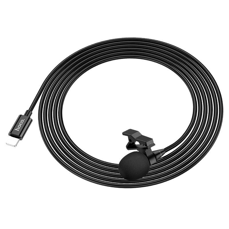 Мікрофон петличний Hoco L14 Lightning (2m) - Зображення 7