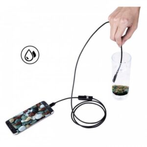 Ендоскоп камера 7 мм USB/micro USB 2 м з підсвічуванням для Android