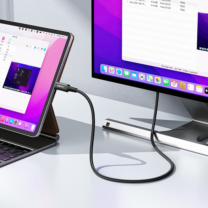 Дата кабель Acefast C1-10 USB-C to HDTV (1.8m) - Зображення 5