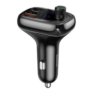 Автомобільний зарядний пристрій FM модулятор Baseus S-13 36W (2USB-A/1C) (CCMT000101)