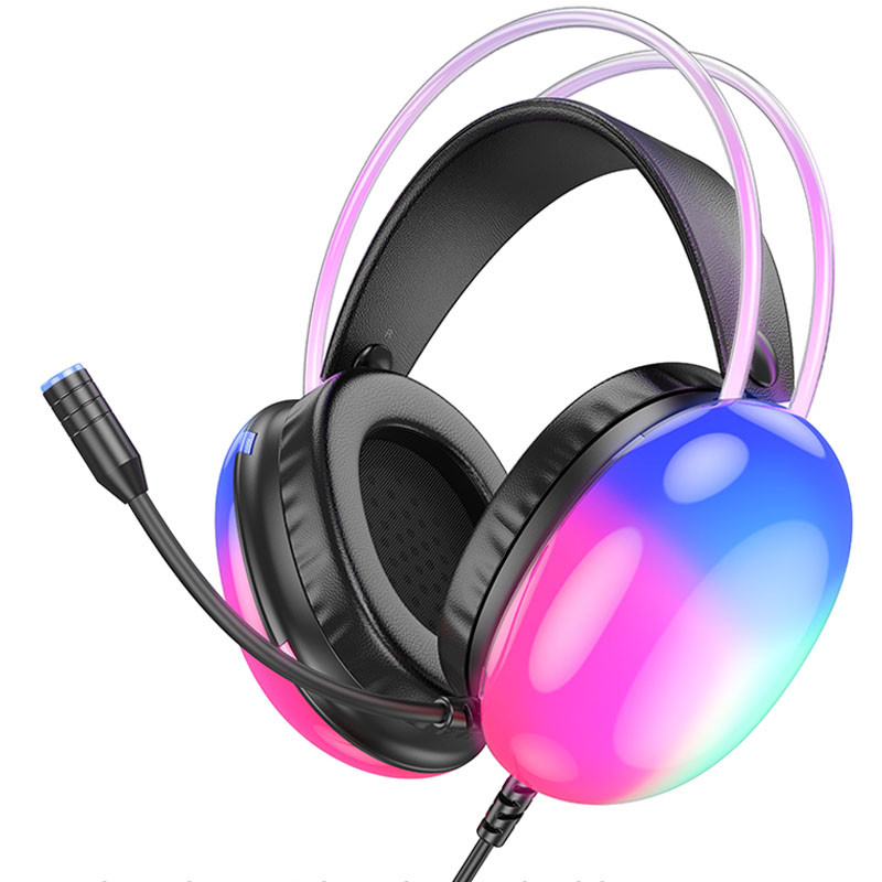 Уцінка Накладні навушники Hoco W109 Plus Rich USB7.1 channel gaming (USB/2m) - Зображення 2