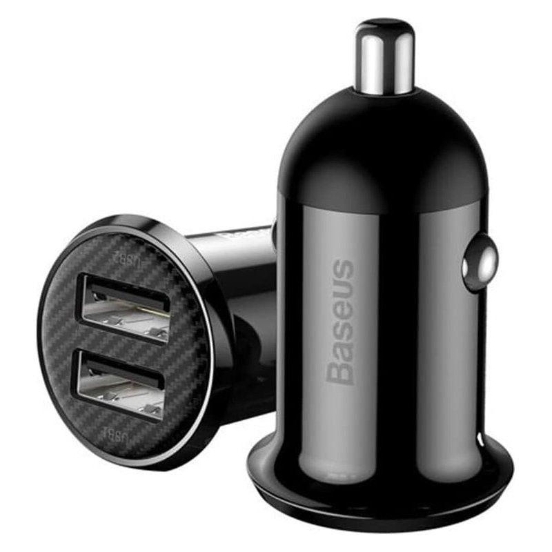 Автомобільний зарядний пристрій Baseus Grain Pro 4.8A (2USB-A) (CCALLP) - Зображення 2