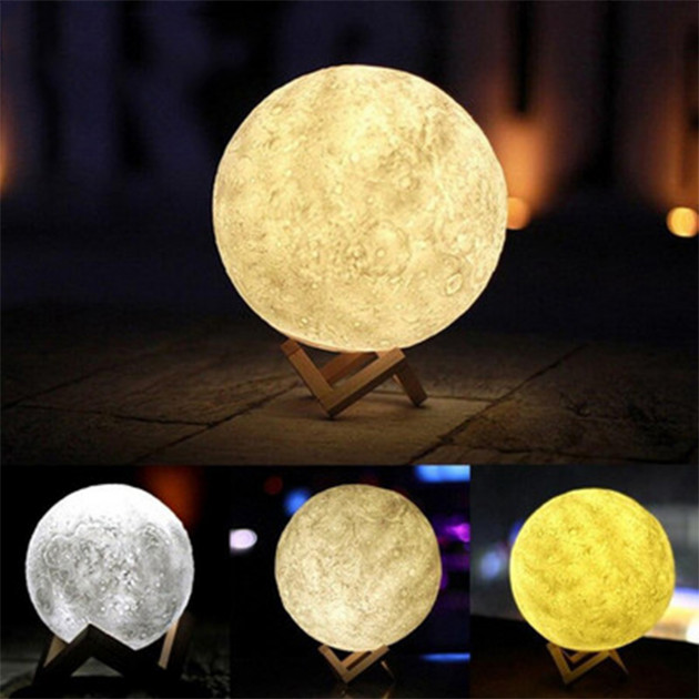 Нічник Moon Lamp 13 см для дитини на ніч - Зображення 8