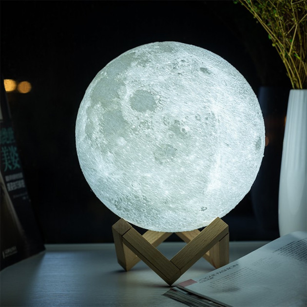 Нічник Moon Lamp 13 см для дитини на ніч - Зображення 5
