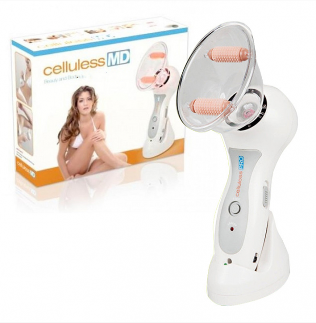 Массажер вакуумный антицеллюлитный Celluless MD NEW вакуумно-роликовый эффективный массажер Целлюлес - Зображення 7