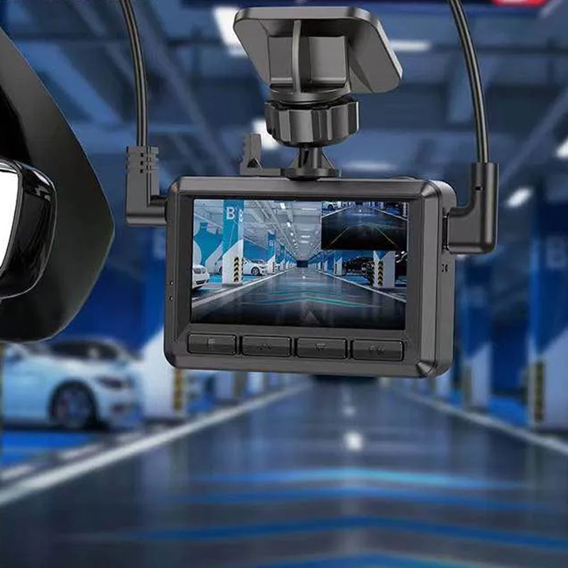 Відеореєстратор Hoco DV3 2.45-inch display with rear camera (1080P+720P) - Зображення 3