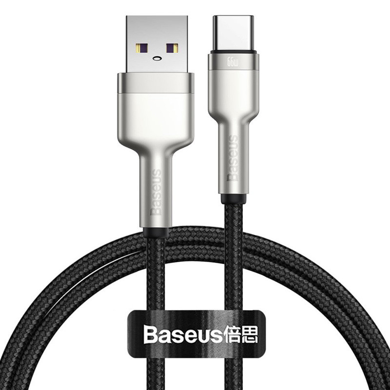 Дата кабель Baseus Cafule Metal USB to Type-C 66W (1m) (CAKF00010)