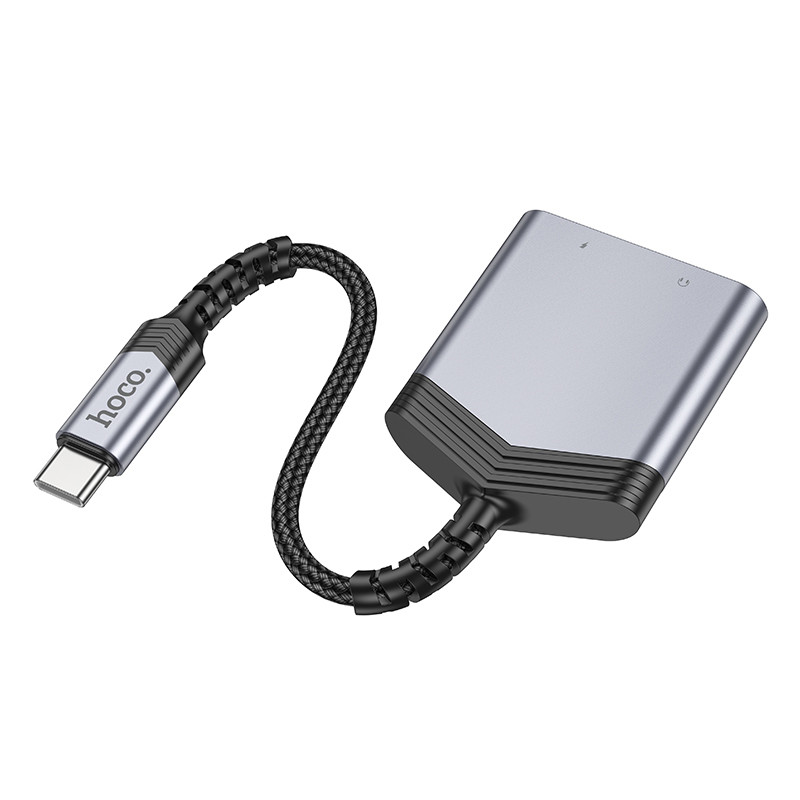 Перехідник Hoco LS39 Type-C to Type-C + 3.5mm - Зображення 5