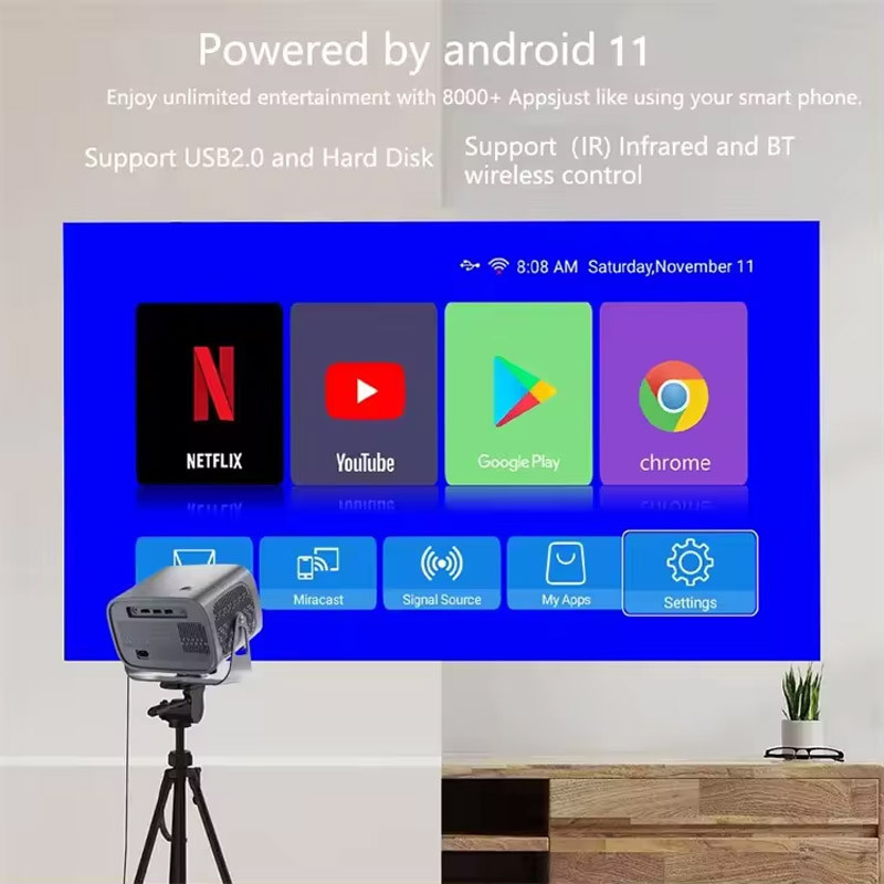 Проектор 4k ver.1 Android A10 - Зображення 6