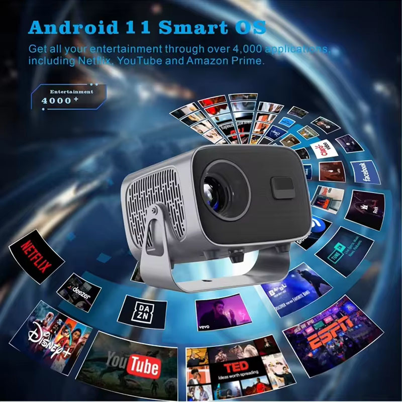 Проектор 4k ver.1 Android A10 - Зображення 7