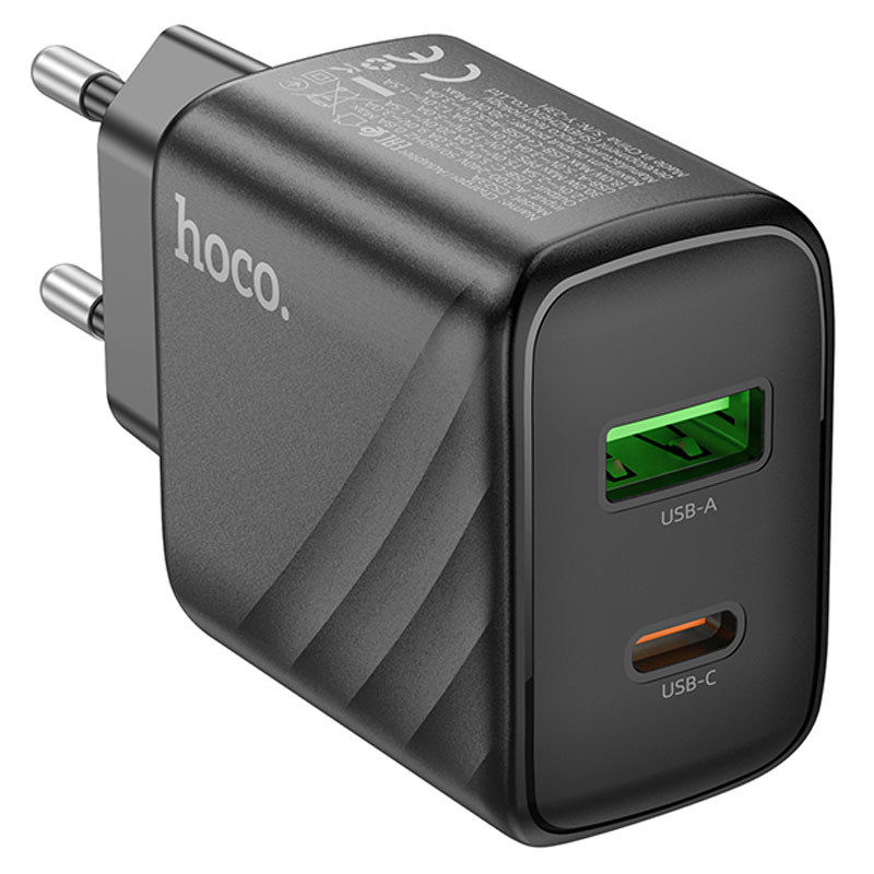 Мережевий зарядний пристрій Hoco CS23A Sunlight PD30W+QC3.0 (1USB-A/1C) - Зображення 2