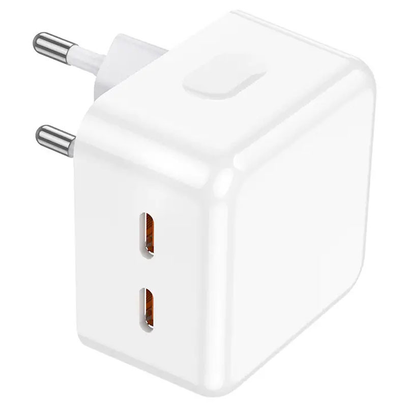 Мережевий зарядний пристрій Borofone BA76A Source PD35W (2USB-C) - Зображення 2