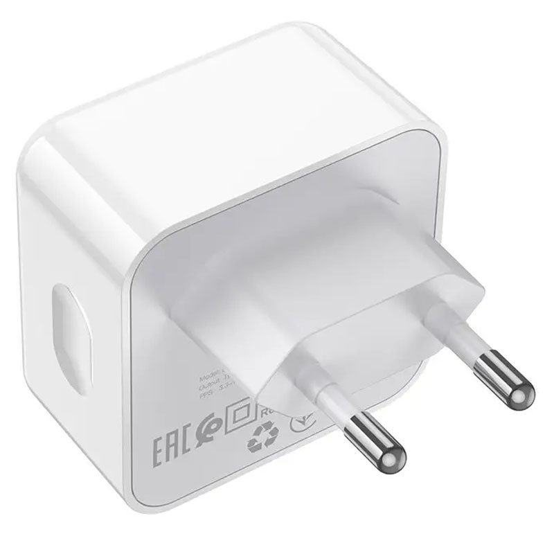 Мережевий зарядний пристрій Borofone BA76A Source PD35W (2USB-C) - Зображення 3