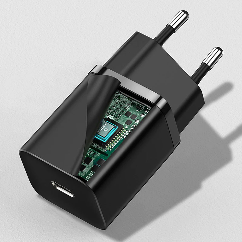 Мережевий зарядний пристрій Baseus Super Si Quick Charger PD30W (1USB-C) (CCSUP-J) - Зображення 3