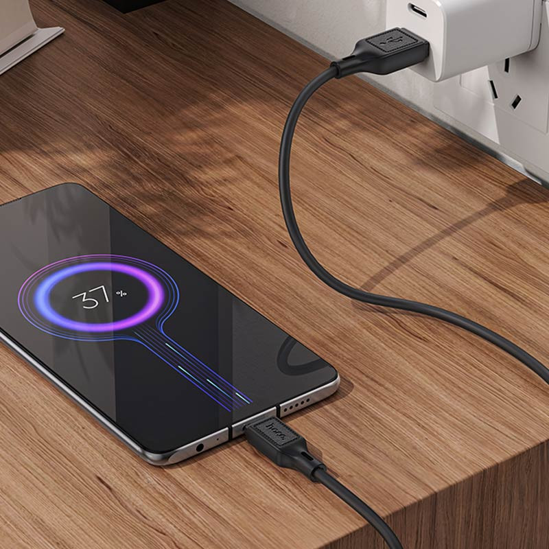 Дата кабель Hoco X90 Cool silicone USB to MicroUSB (1m) - Зображення 4