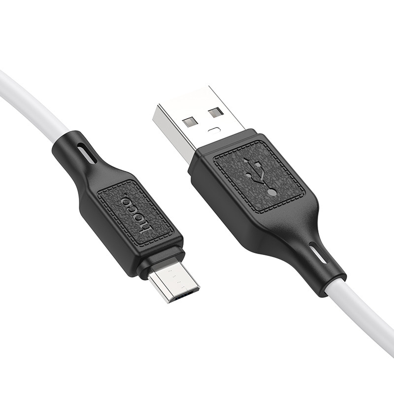 Дата кабель Hoco X90 Cool silicone USB to MicroUSB (1m) - Зображення 3