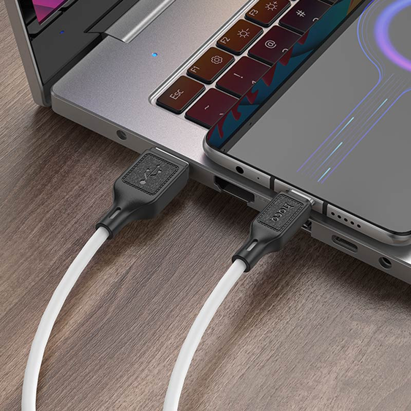 Дата кабель Hoco X90 Cool silicone USB to MicroUSB (1m) - Зображення 4