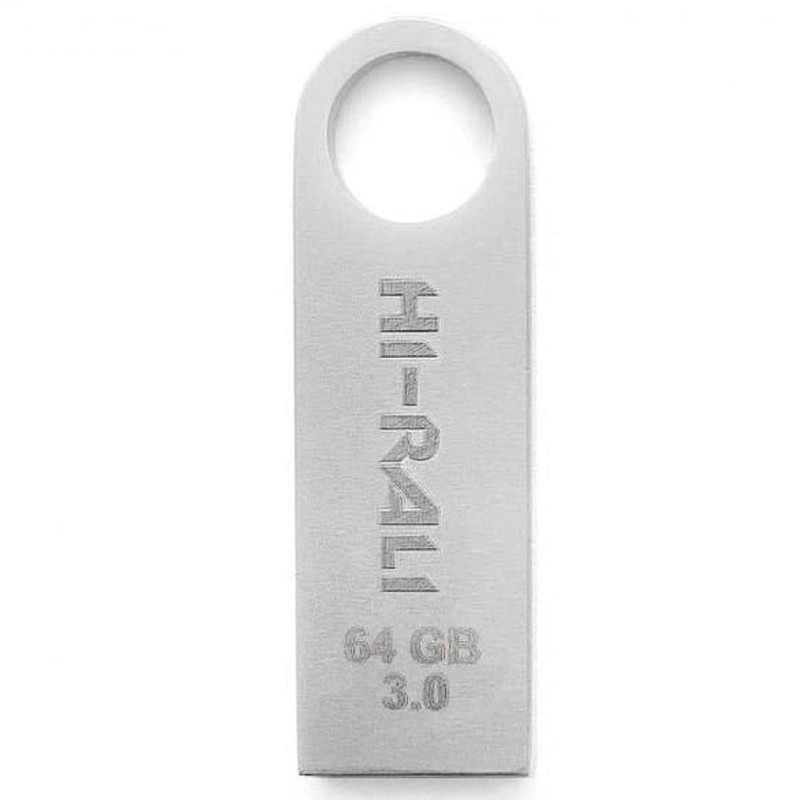 Флеш-накопичувач Hi-Rali Shuttle USB 3.0 Срібна серія — 64GB - Зображення 2