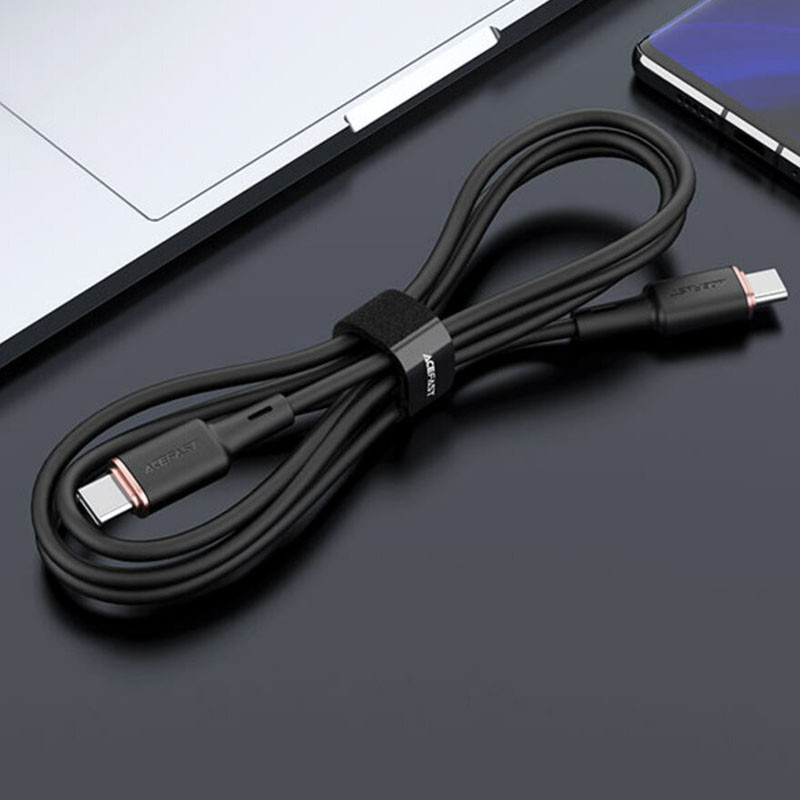 Дата кабель Acefast C2-03 USB-C to USB-C zinc alloy silicone (1.2m) - Зображення 4