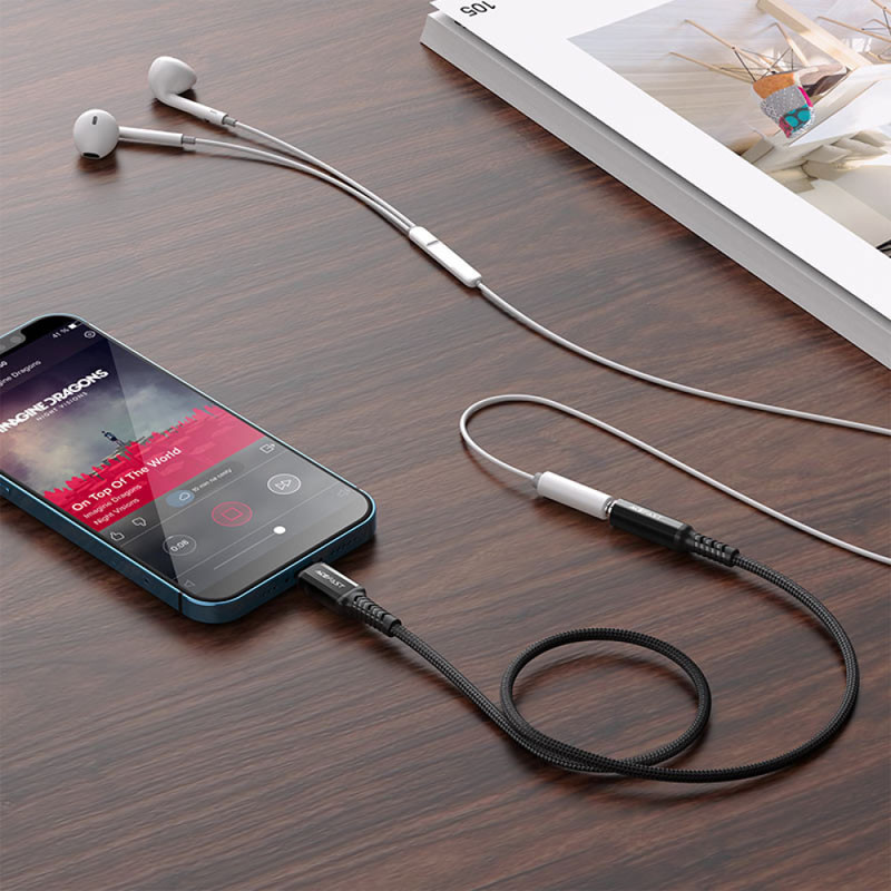 Перехідник Acefast MFI C1-05 Lightning to 3.5mm aluminum alloy - Зображення 3