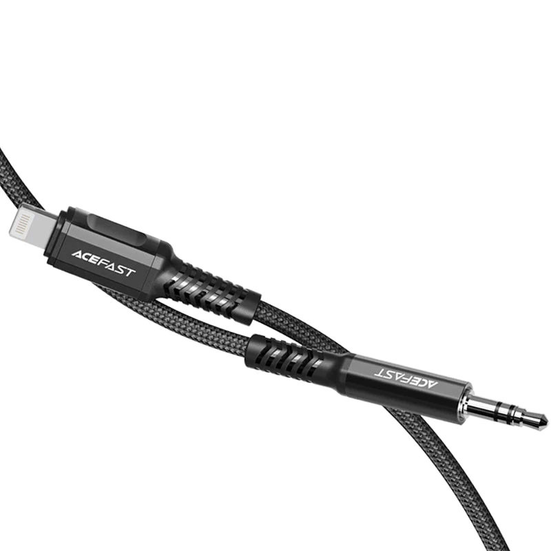 Аудіо кабель Aux Acefast C1-06 (Lightning to AUX 3.5mm) (1m) - Зображення 2