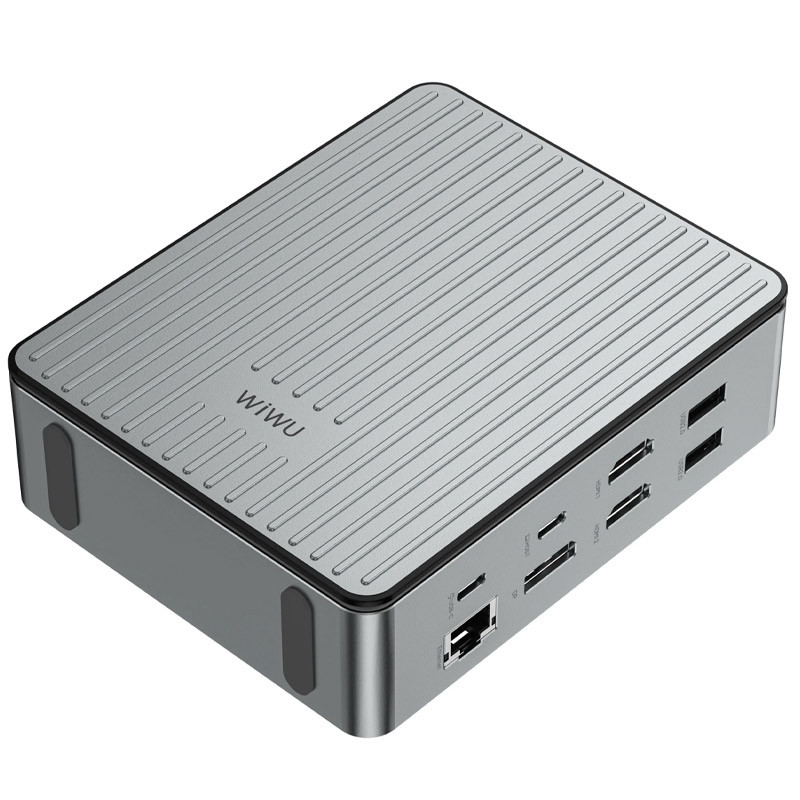 Уцінка Перехідник HUB WIWU Matrix docking station 16in1 W1601 - Зображення 5