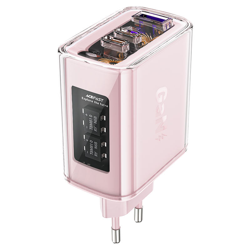 Мережевий зарядний пристрій Acefast A45 Exploration series PD65W GaN (1USB-A/2C)