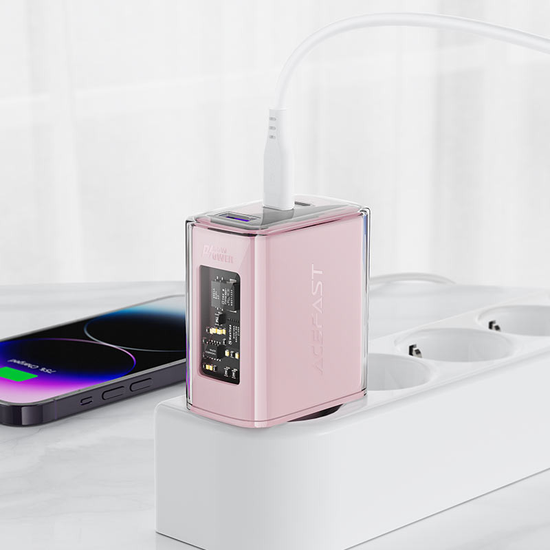 Мережевий зарядний пристрій Acefast A45 Exploration series PD65W GaN (1USB-A/2C) - Зображення 3