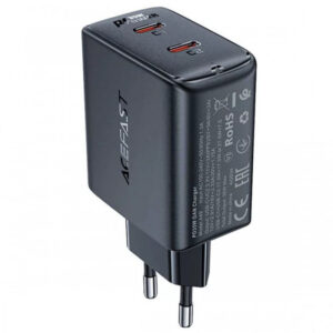 Мережевий зарядний пристрій Acefast A49 PD35W GaN (2USB-C)