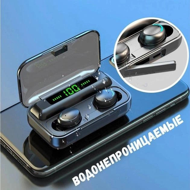 Бездротові Bluetooth навушники True Wireless F9-5 TWS з Power Bank - Зображення 3