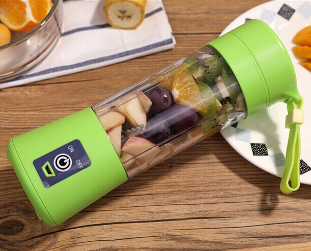 Блендер Smart Juice Cup Fruits USB. Цвет: синий - Зображення 9