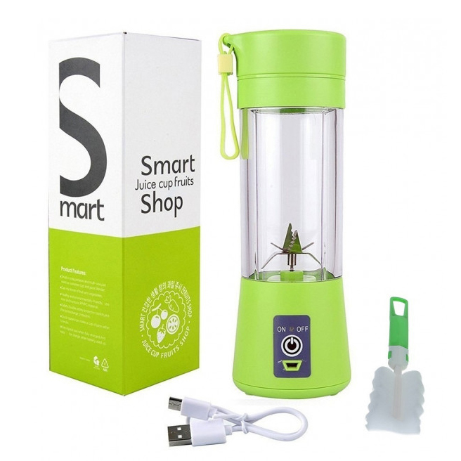 Блендер Smart Juice Cup Fruits USB. Цвет: синий - Зображення 15